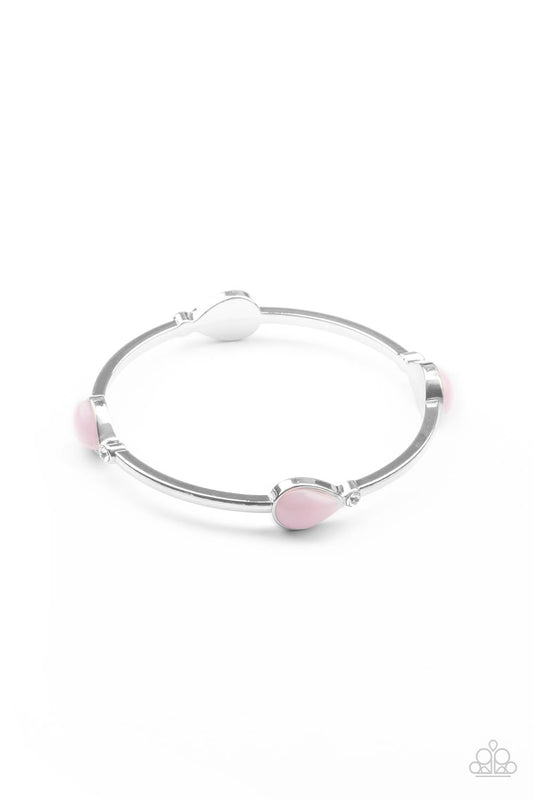 Paparazzi Dewdrop Dancing - Pink Bracelet - Pusher P