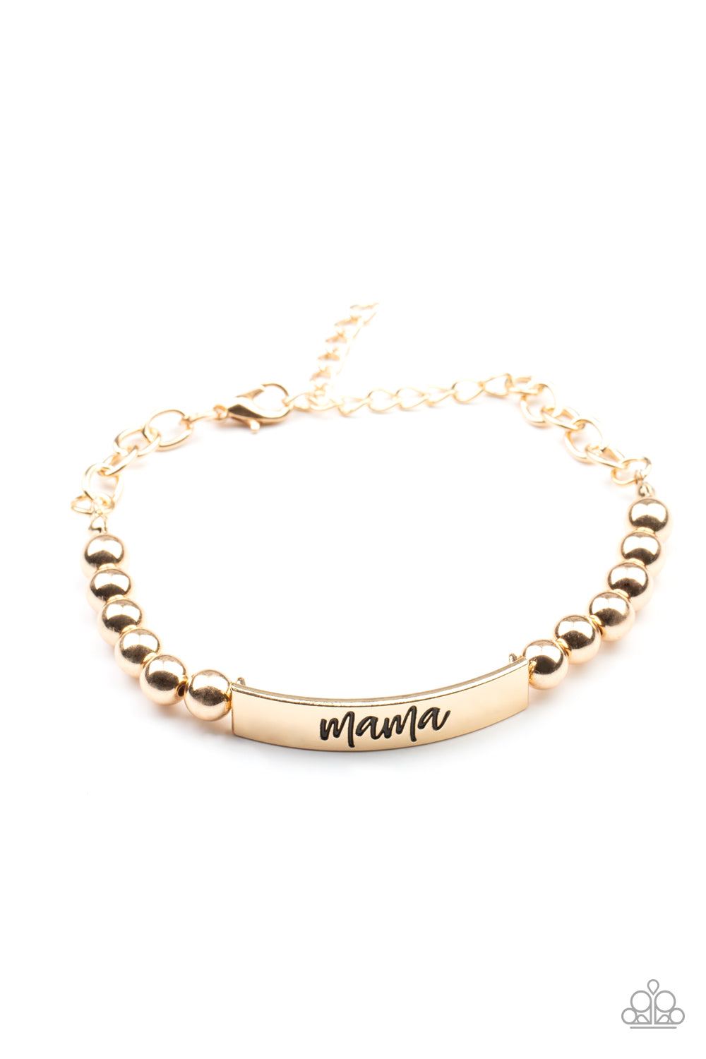 Paparazzi Mom Squad - Gold Necklace - Pusher P