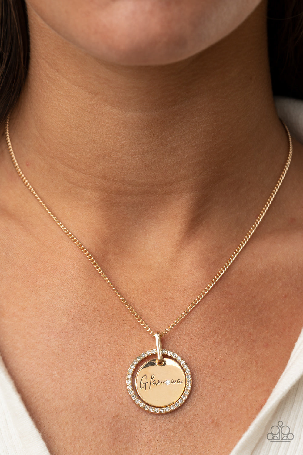 Paparazzi Glam-ma Glamorous - Gold Necklace - Pusher P