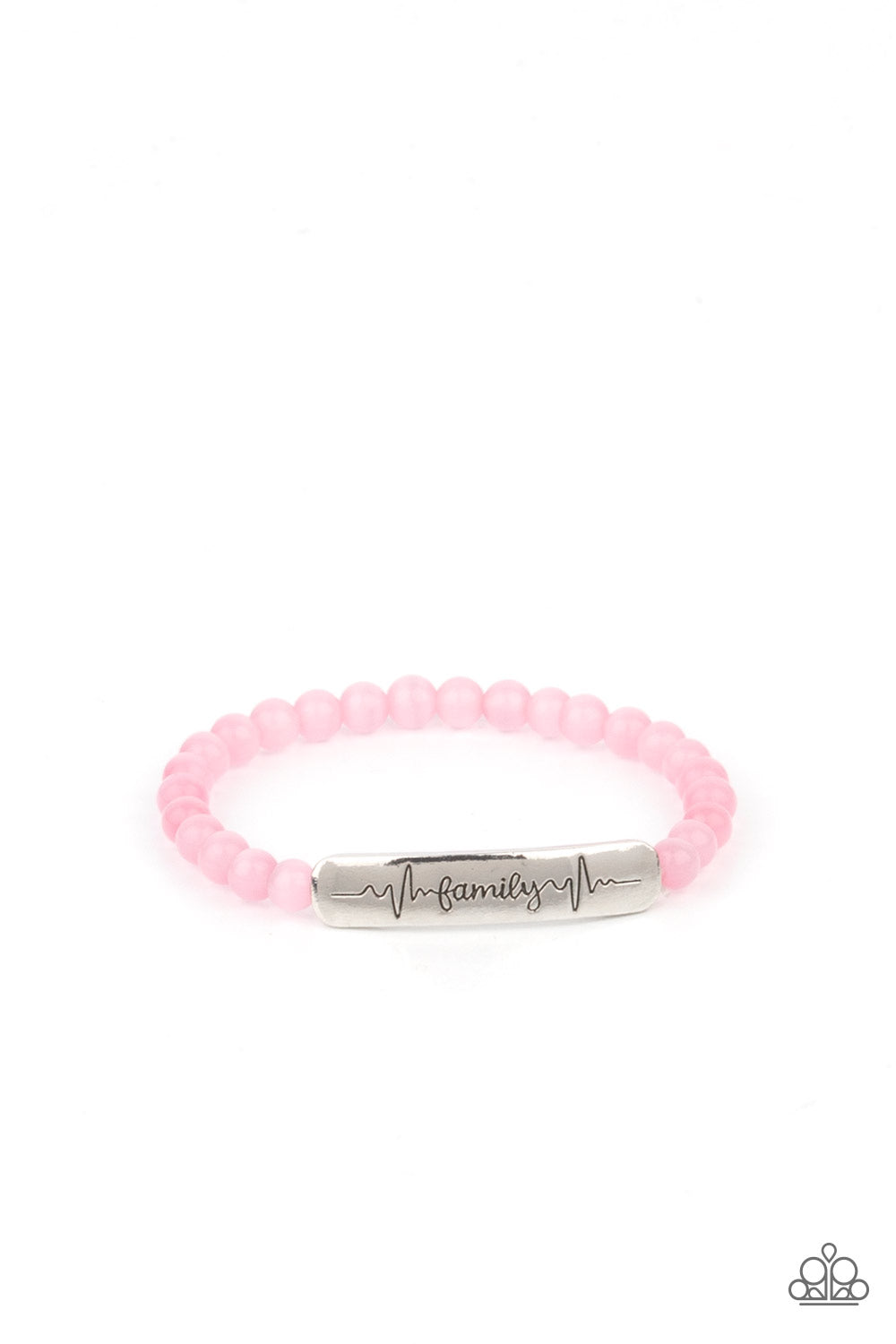 Paparazzi Family is Forever - Pink Bracelet - Pusher P