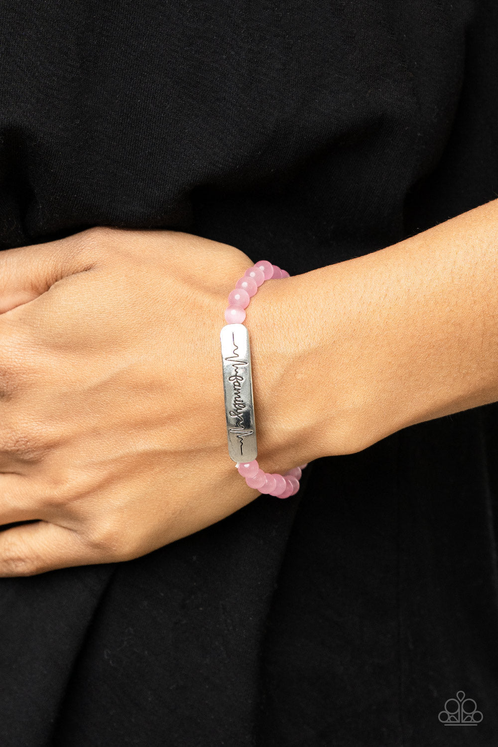 Paparazzi Family is Forever - Pink Bracelet - Pusher P
