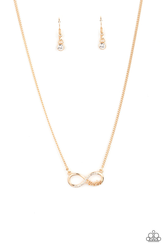 Paparazzi Forever Your Mom - Gold Necklace - Pusher P