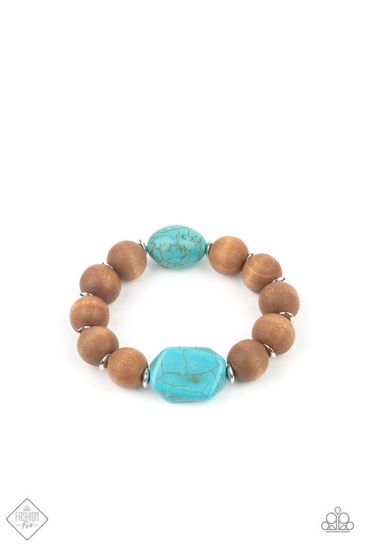 Paparazzi Abundantly Artisan - Blue Bracelet - Pusher P