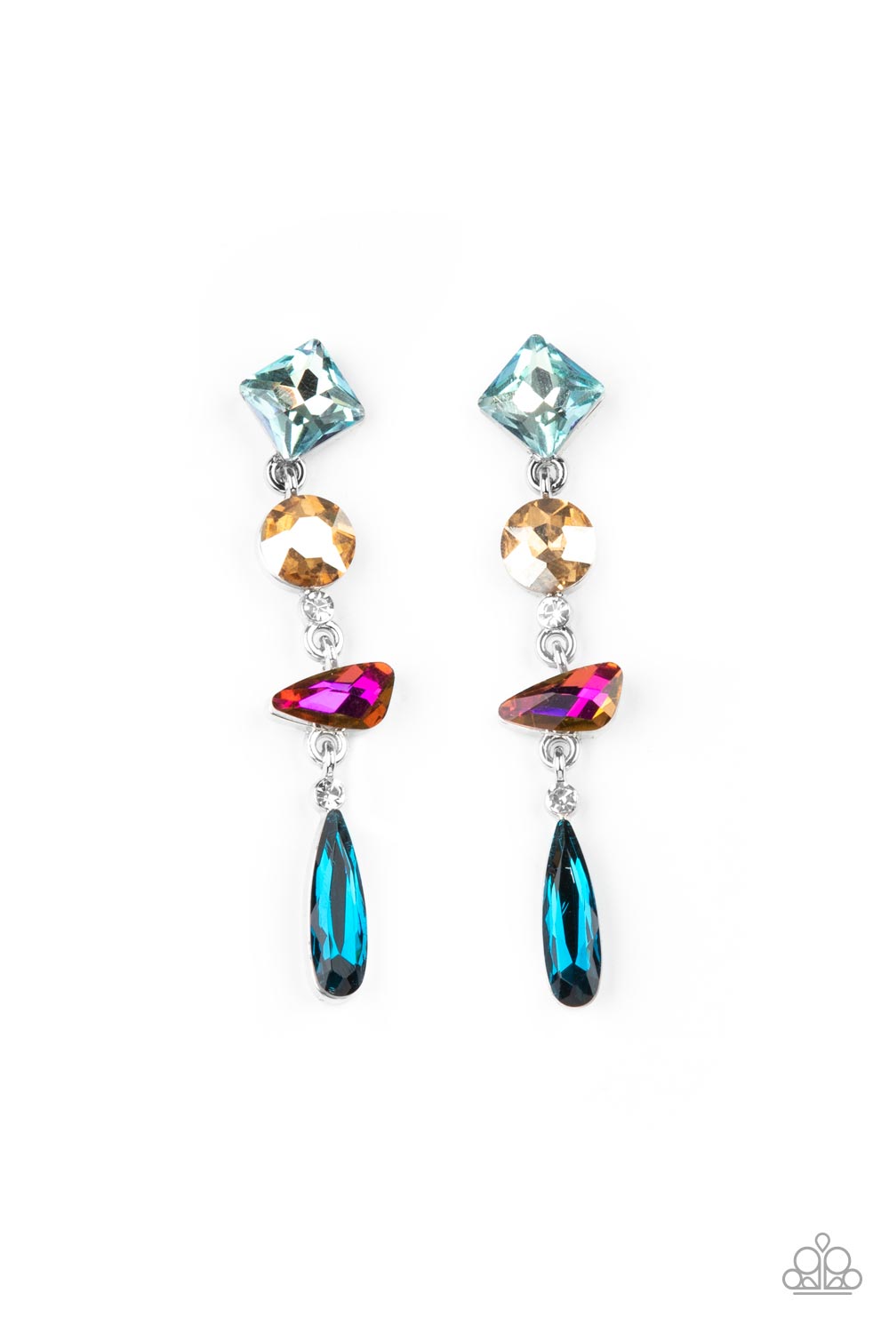 Paparazzi Rock Candy Elegance Multi Earrings Pusher P