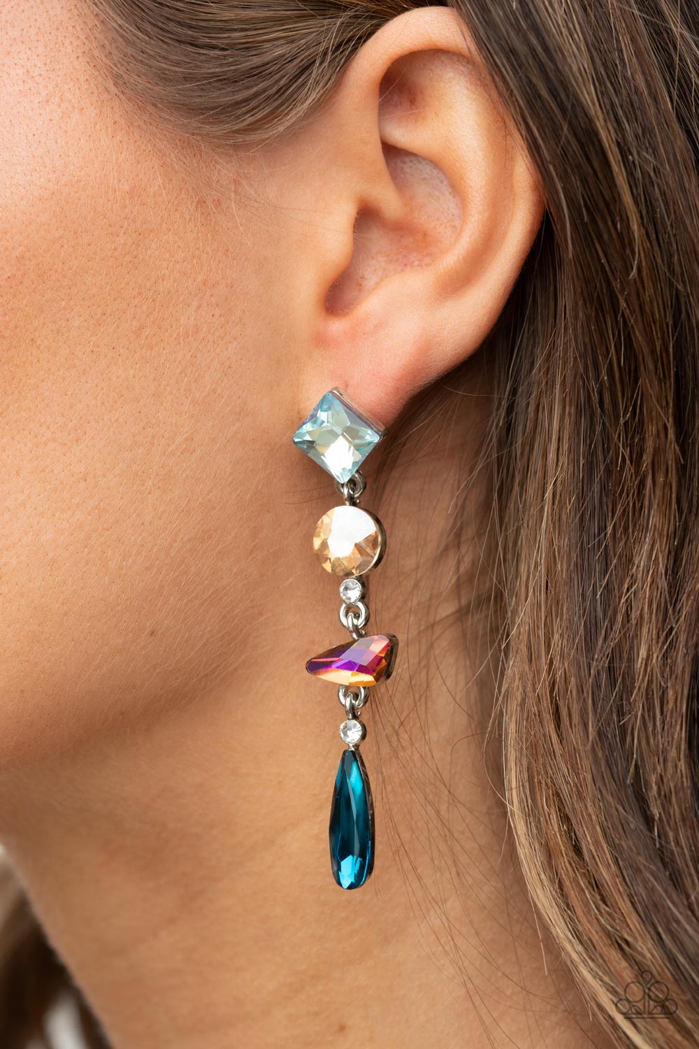 Paparazzi Rock Candy Elegance Multi Earrings Pusher P