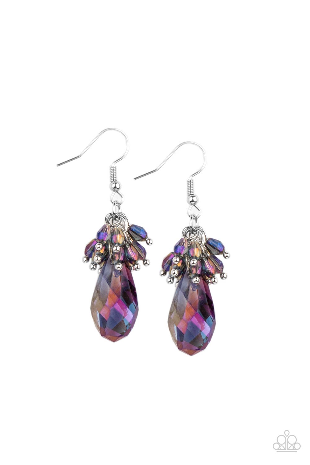 Paparazzi Well Versed in Sparkle - Purple Earrings - Pusher P