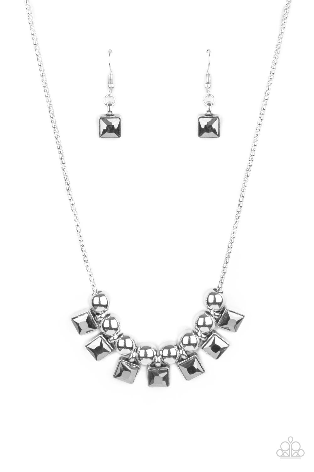 Paparazzi Graciously Audacious - Silver Necklace - Pusher P