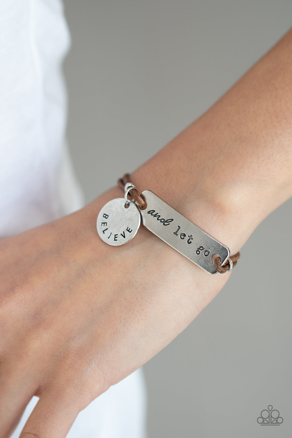 Paparazzi Believe and Let Go - Brown Bracelet - Pusher P