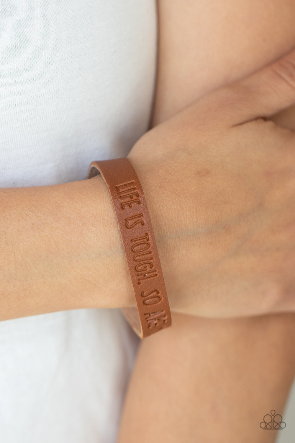 Paparazzi Life is Tough - Brown Bracelet - Pusher P