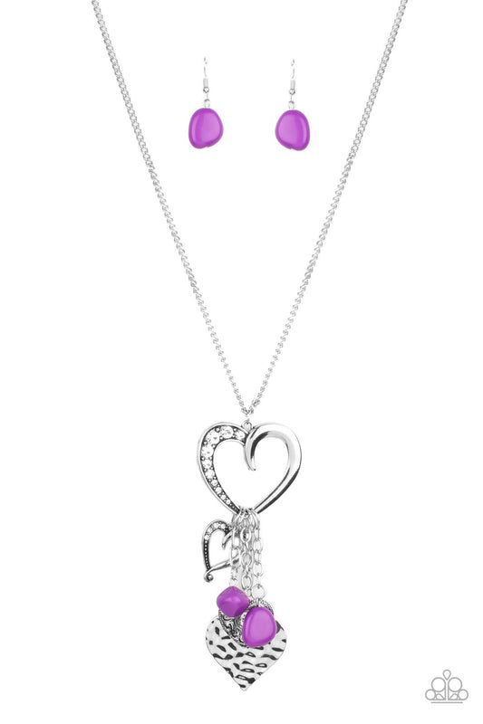 Paparazzi Flirty Fashionista - Purple Necklace - Pusher P