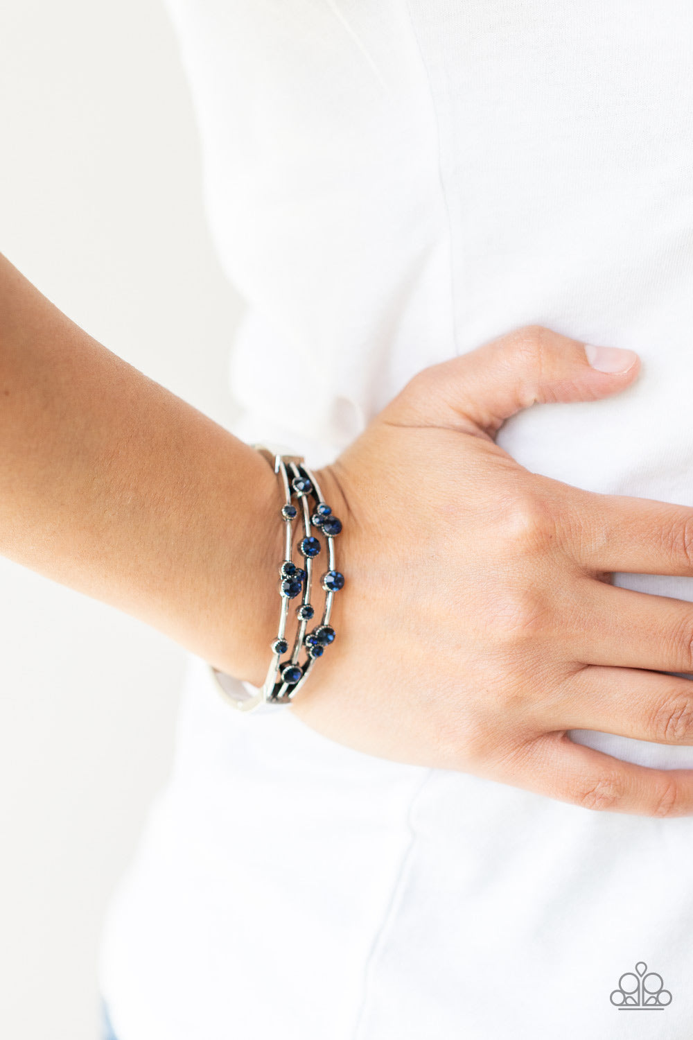 Paparazzi Cosmic Candescence - Blue Bracelet - Pusher P