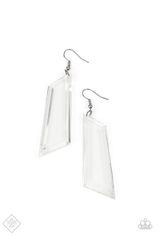 Paparazzi The Final Cut - Black Fashion Fix Earrings
