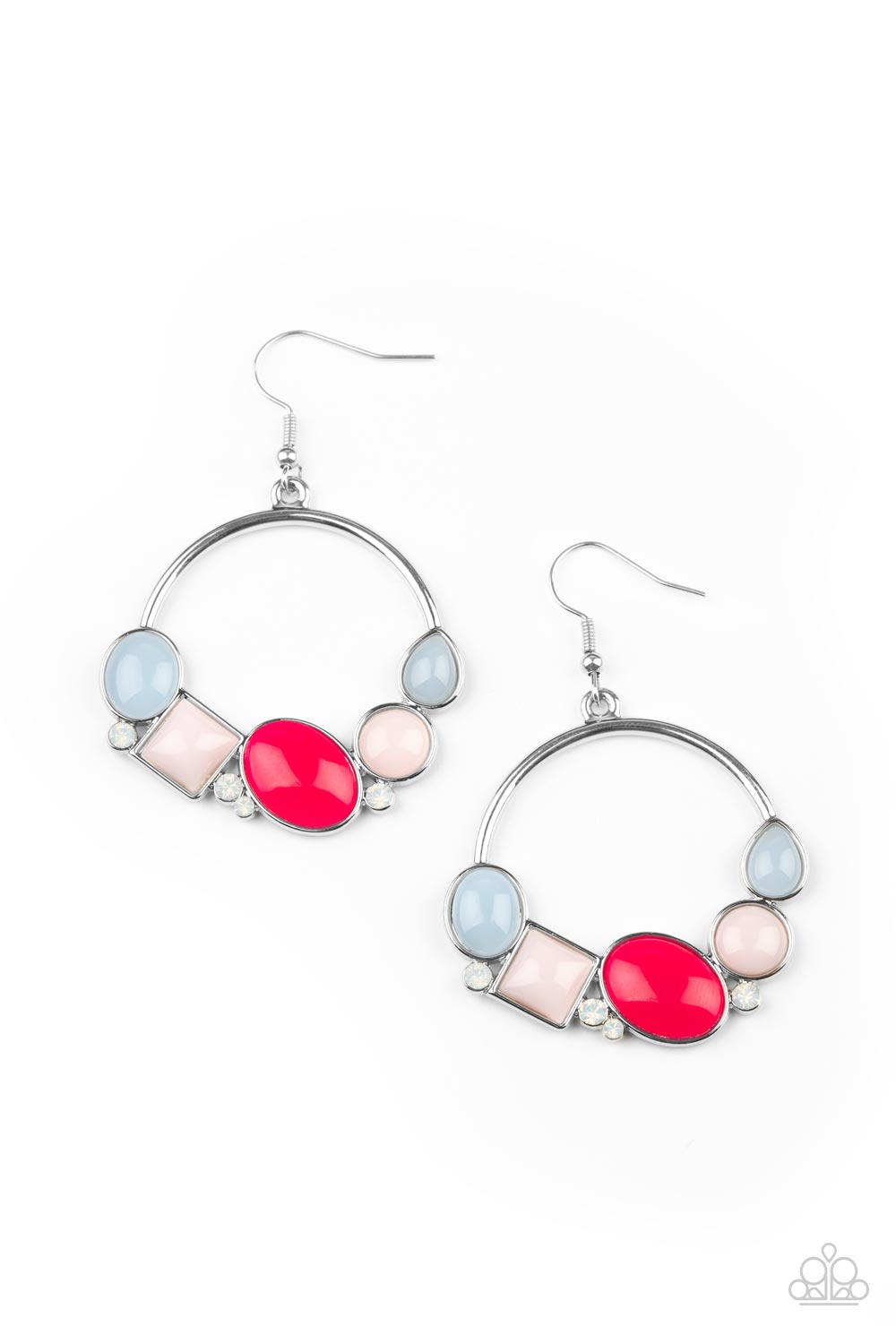Paparazzi Beautifully Bubblicious - Multi Earrings - Pusher P