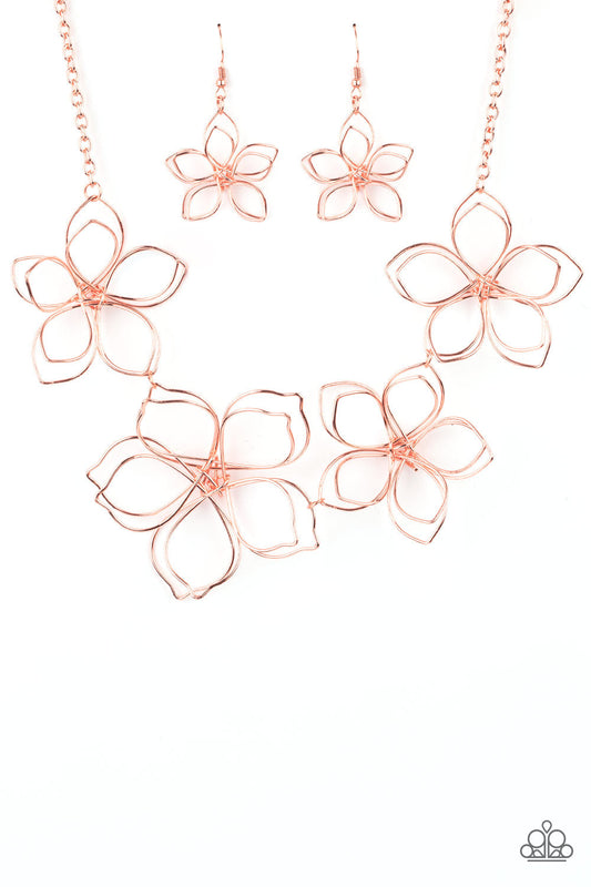 Flower Garden Fashionista - Copper necklace