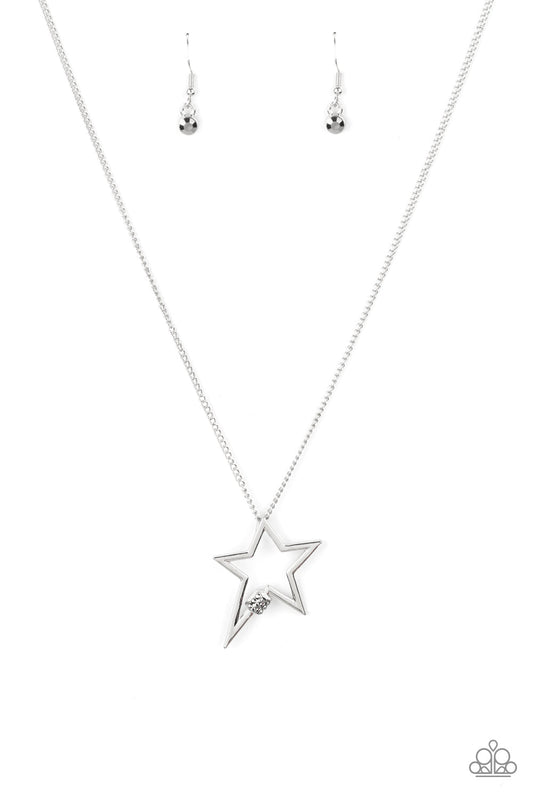 Paparazzi Light Up The Sky - Silver Necklace - Pusher P