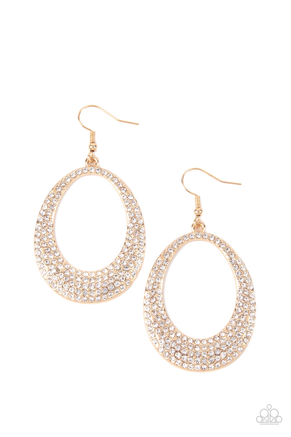 Paparazzi Storybook Bride - Gold Earrings - Pusher P