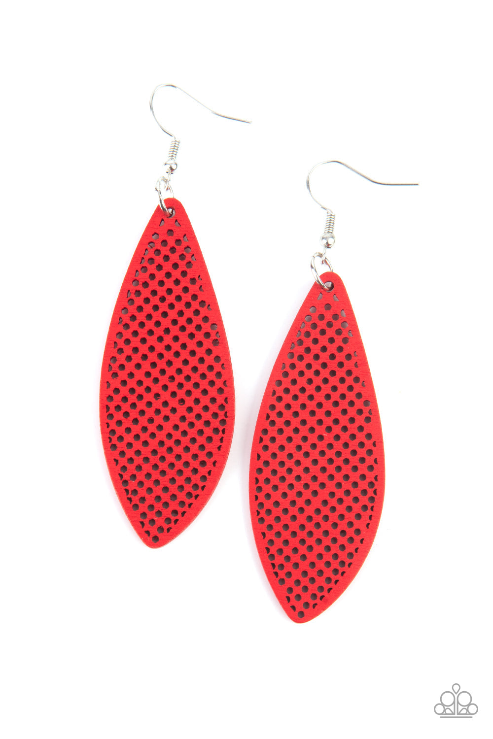 Paparazzi Surf Scene - Red Earrings - Pusher P