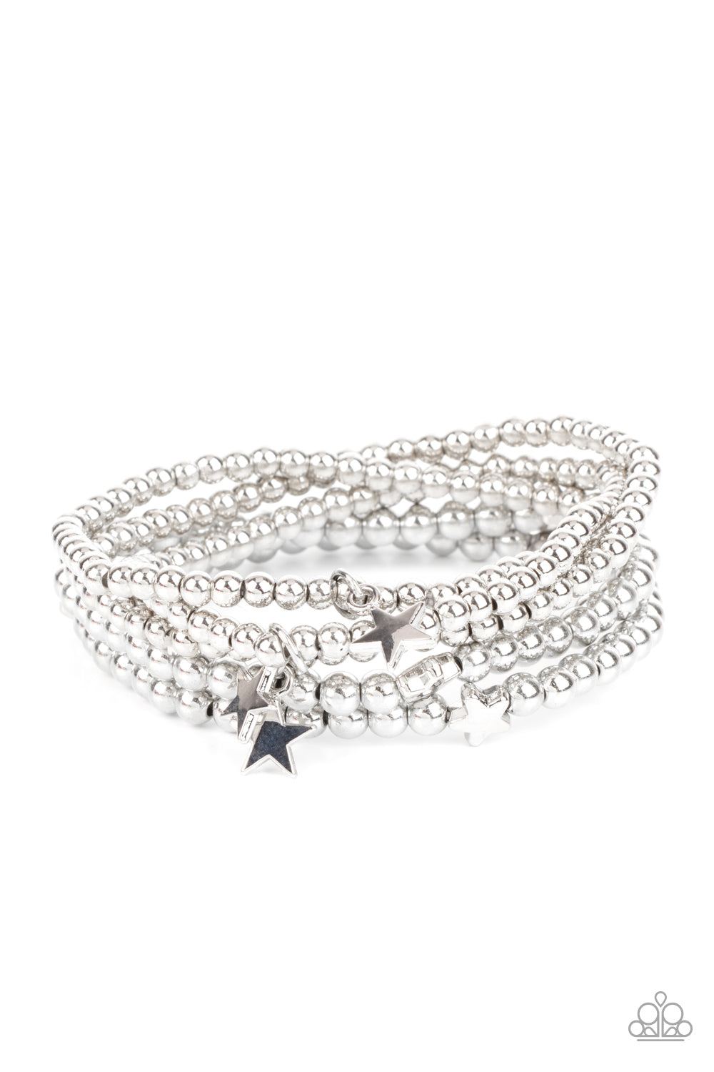 Paparazzi American All-Star - Silver Bracelet - Pusher P