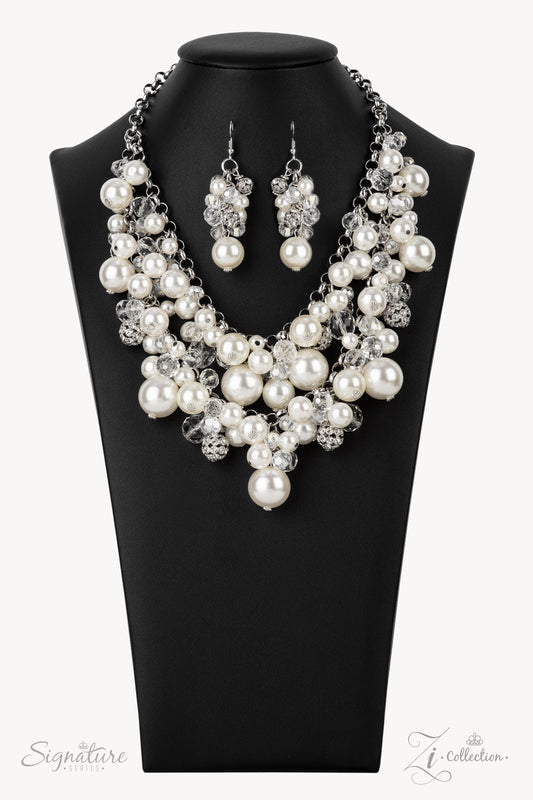 Paparazzi The Janie 2021 Zi Collection Pearl Necklace - Pusher P