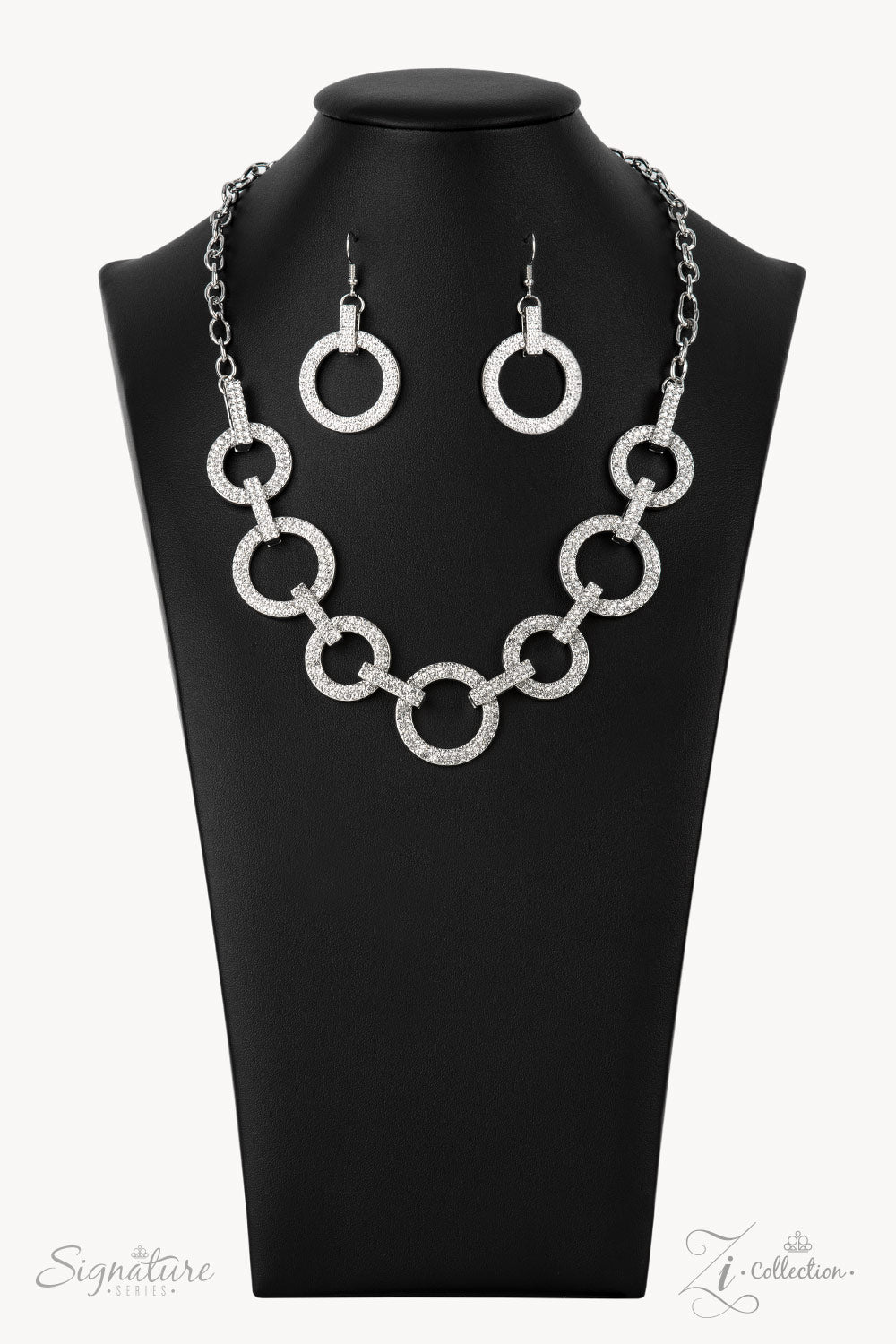 Paparazzi The Missy 2021 Zi Collection White Necklace - Pusher P