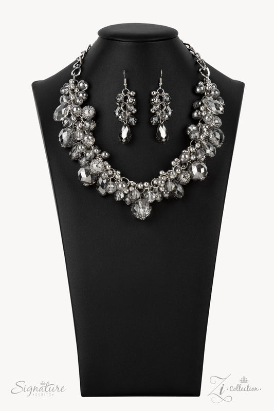 Paparazzi The Tommie 2021 Zi Collection Silver Necklace - Pusher P