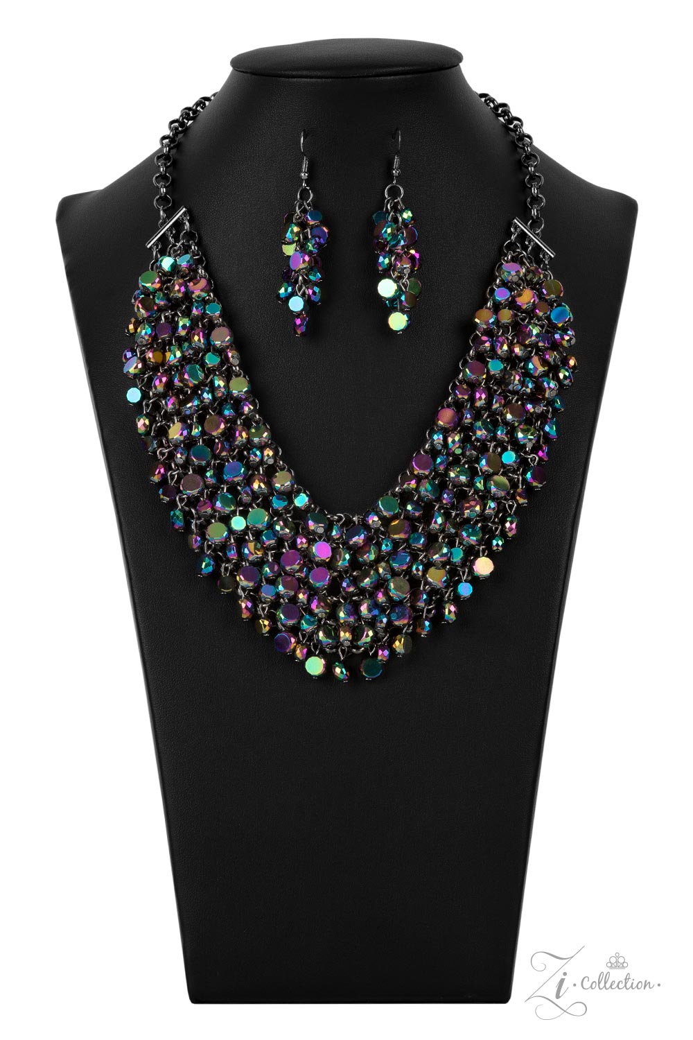 Paparazzi Vivacious 2021 Zi Collection Oil Spill Necklace - Pusher P