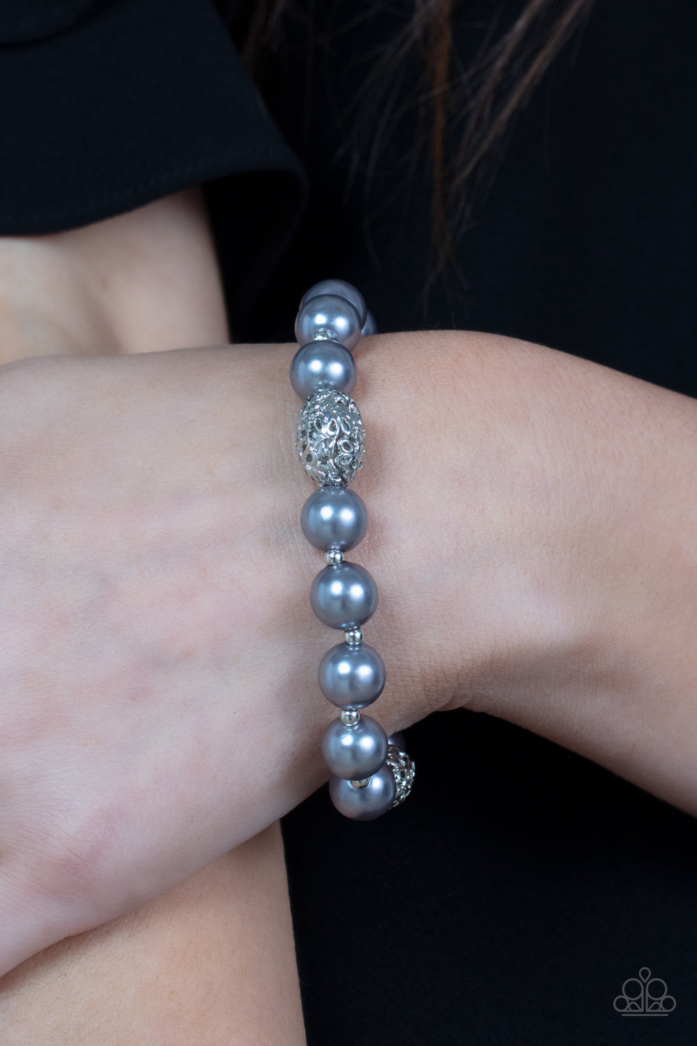 Paparazzi Upscale Whimsy - Silver Bracelet - Pusher P