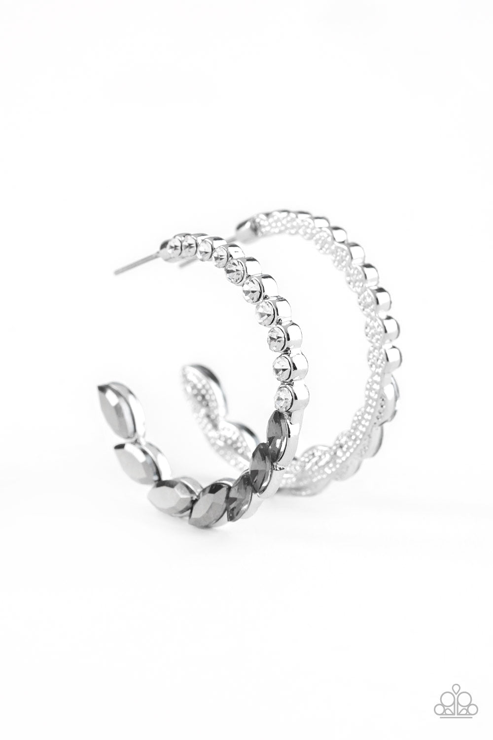 Paparazzi Prime Time Princess - Silver Earrings - Pusher P
