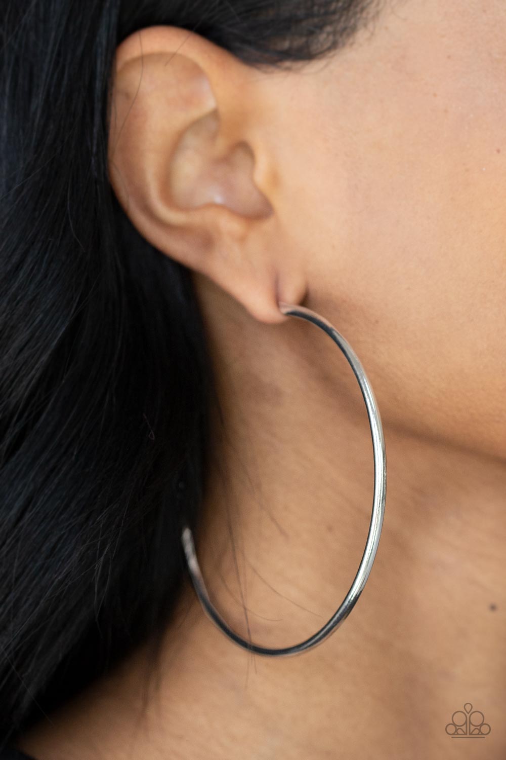 Paparazzi Mega Metro - Silver Earrings - Pusher P