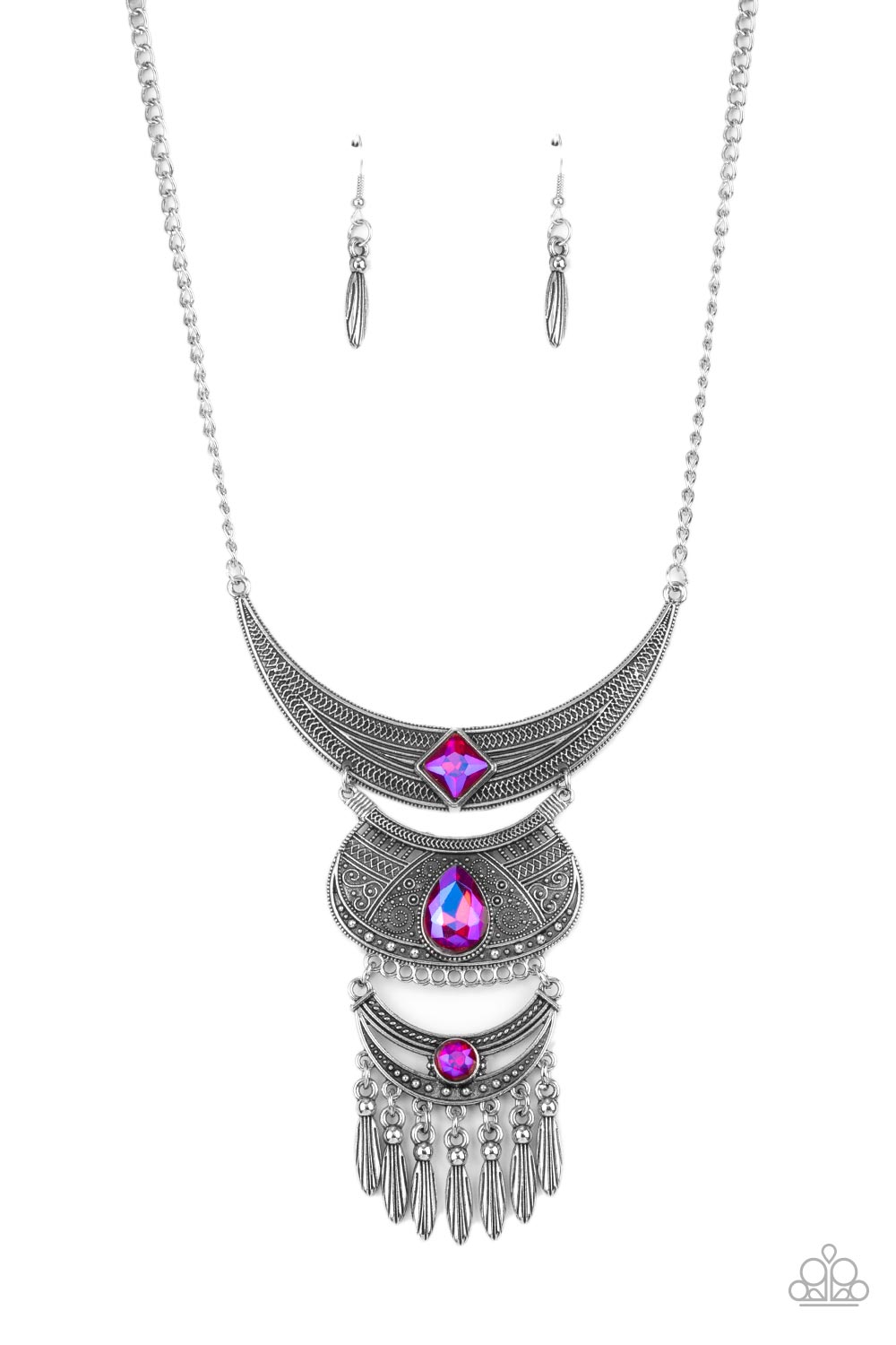 Paparazzi Lunar Enchantment - Pink Necklace - Pusher P