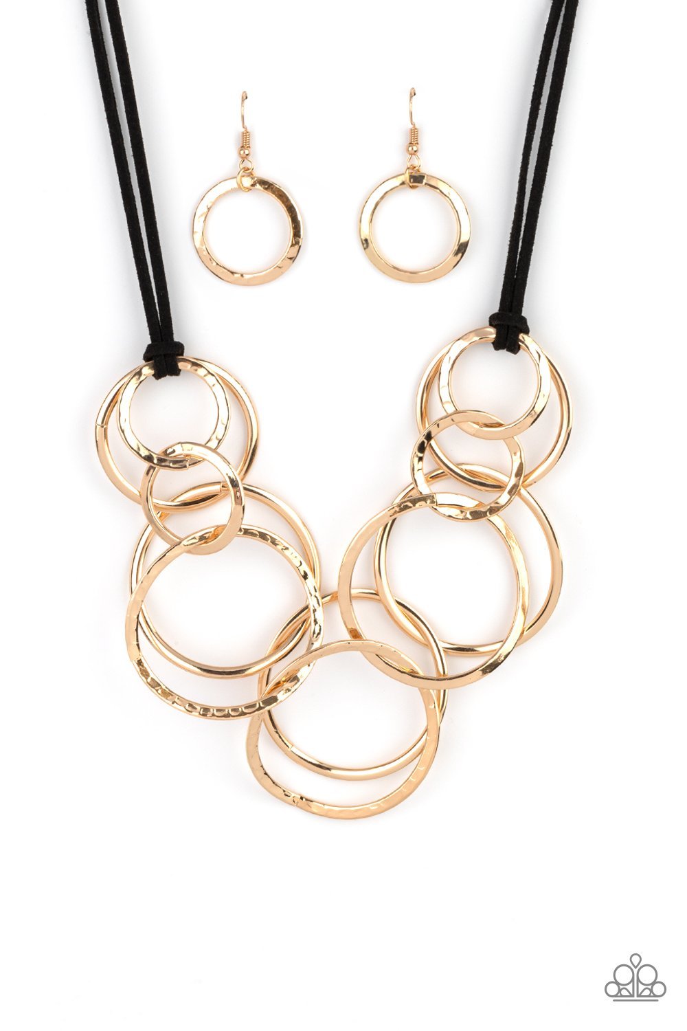 Paparazzi Spiraling Out of COUTURE - Gold Necklace - Pusher P