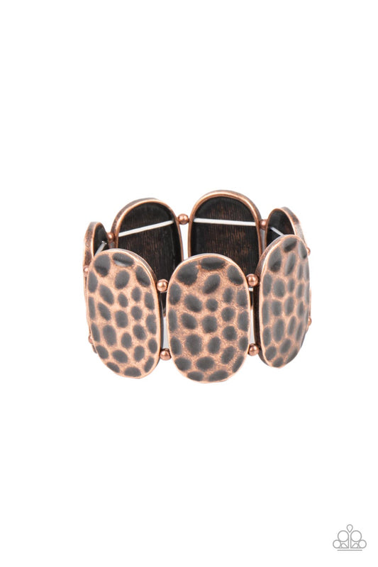 Paparazzi Artisan Exhibition - Copper Bracelet - Pusher P