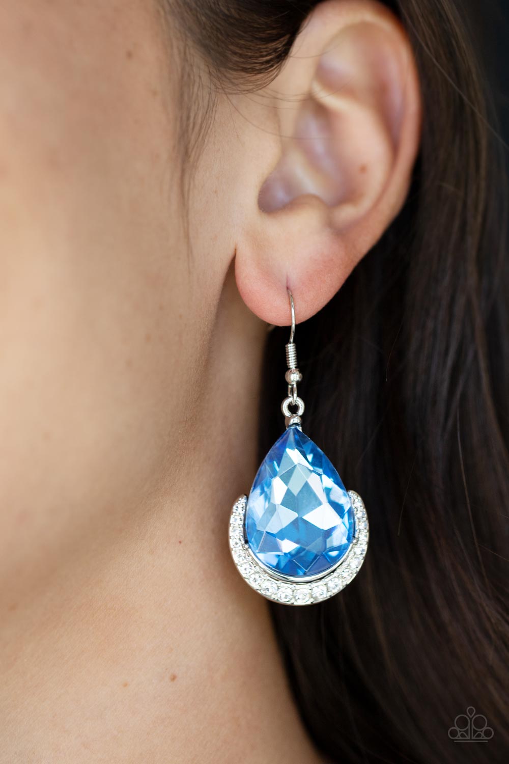Paparazzi Mega Marvelous - Blue Earrings - Pusher P