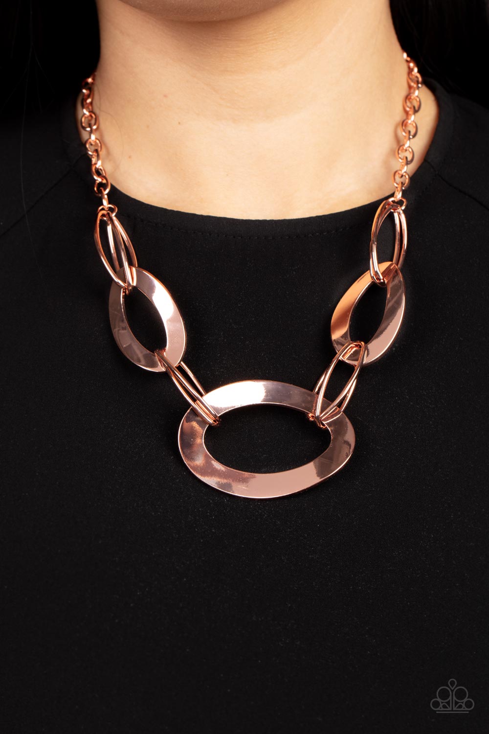 Paparazzi METALHEAD Count - Copper Necklace - Pusher P