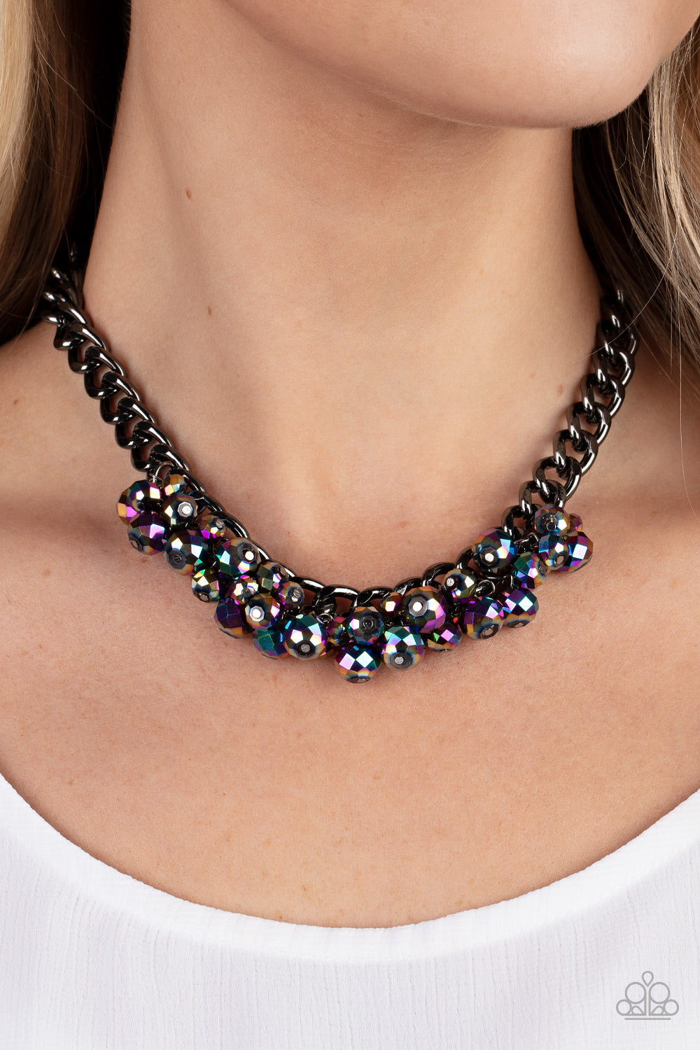 Paparazzi Galactic Knockout Multi Necklace - Pusher P
