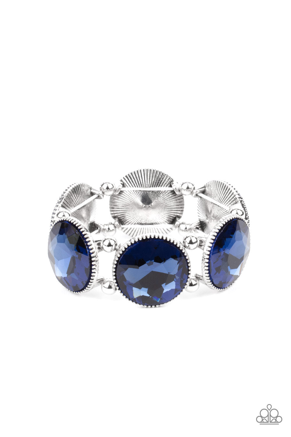 Paparazzi Powerhouse Hustle - Blue Bracelet - Pusher P