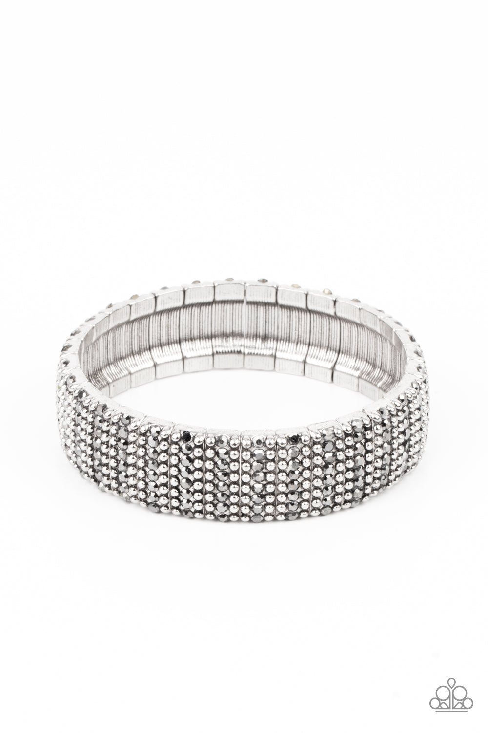Paparazzi The GRIT Factor - Silver Bracelet - Pusher P