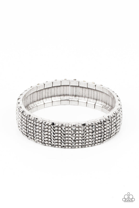 Paparazzi The GRIT Factor - Silver Bracelet - Pusher P