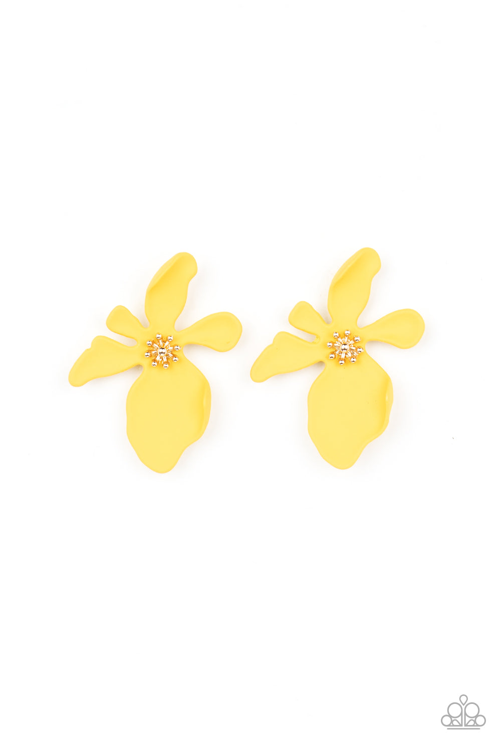 Paparazzi Hawaiian Heiress - Yellow Earrings - Pusher P