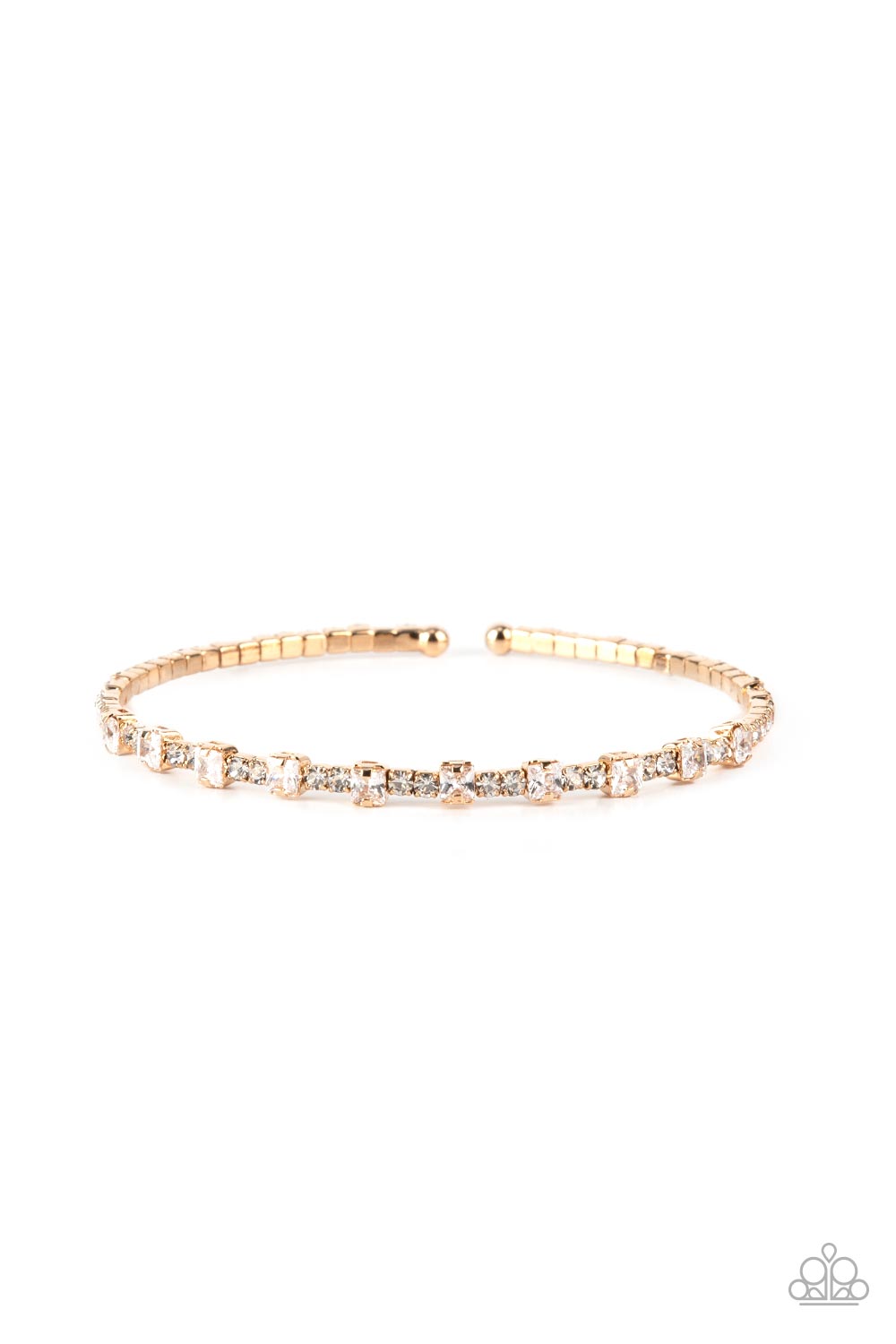 Paparazzi Timelessly Tiny - Gold Bracelet - Pusher P