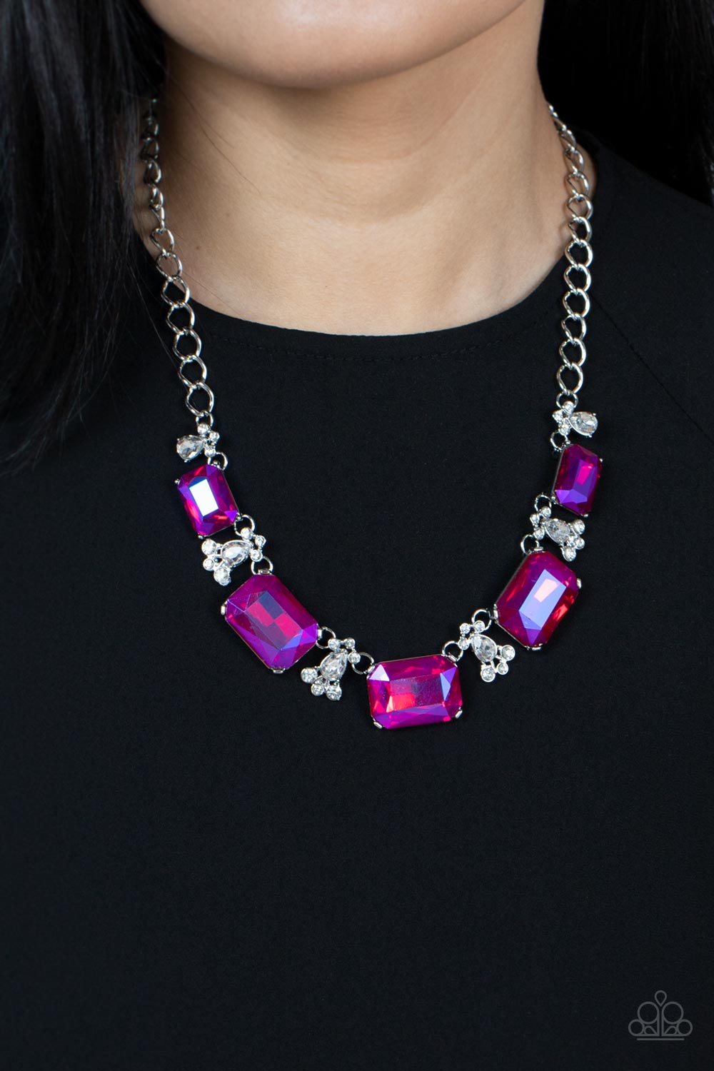 Paparazzi Flawlessly Famous - Pink Necklace - Pusher P