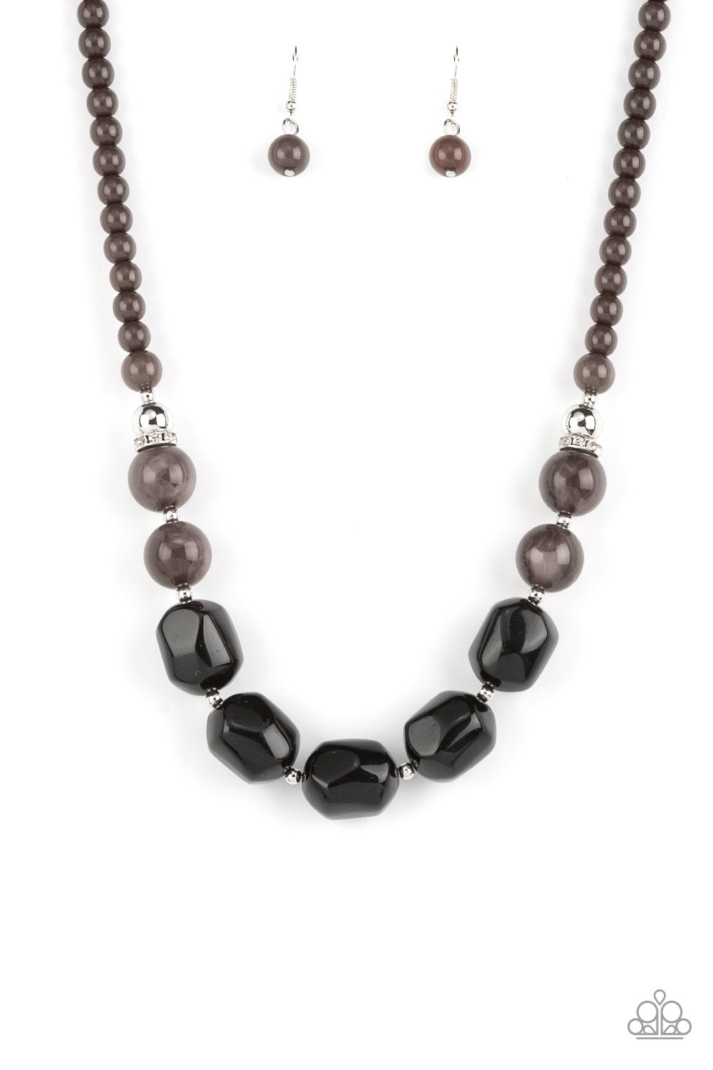 Paparazzi Ten Out of TENACIOUS - Black Necklace - Pusher P