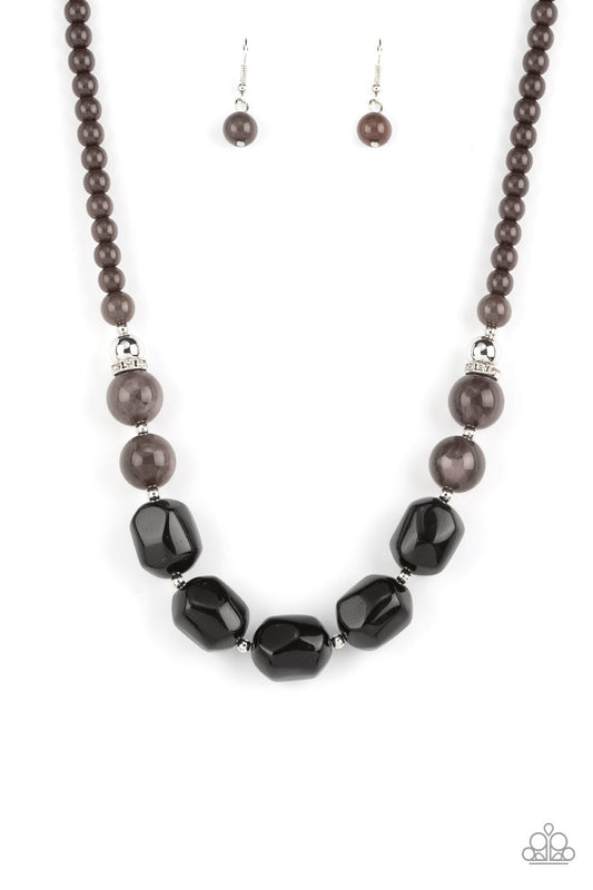 Paparazzi Ten Out of TENACIOUS - Black Necklace - Pusher P