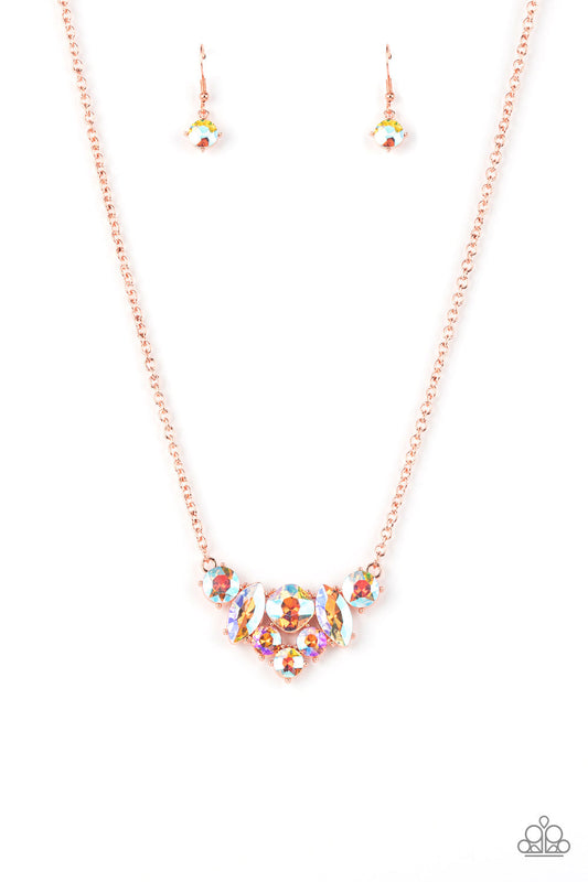 Paparazzi Lavishly Loaded - Copper Necklace
