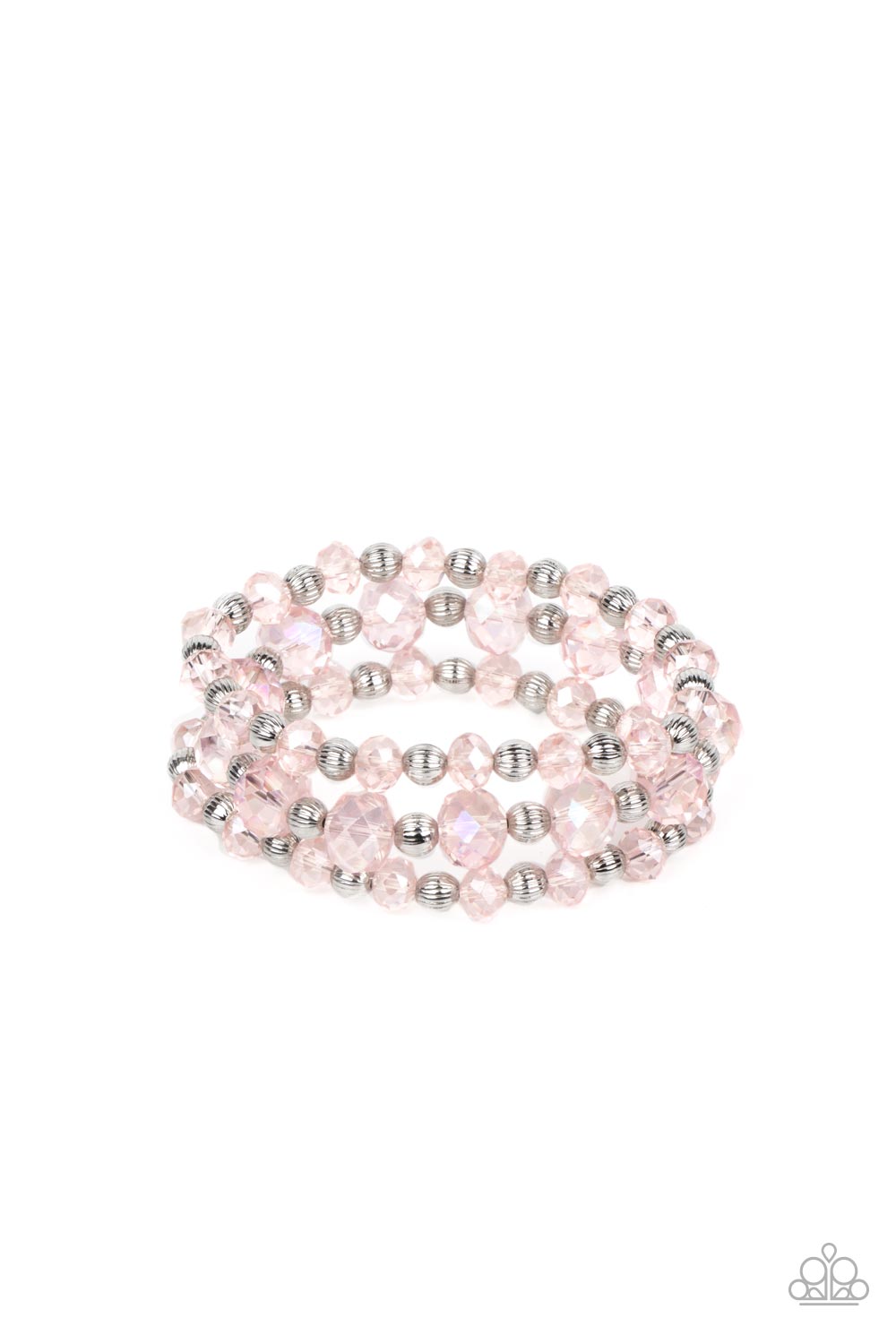 Paparazzi Eiffel Tower Tryst - Pink Bracelet - Pusher P