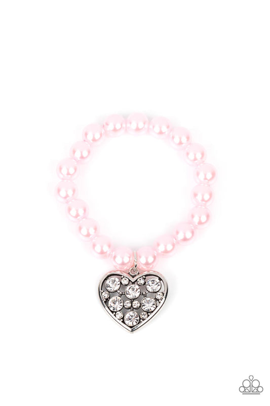Paparazzi Cutely Crushing - Pink Bracelet - Pusher P