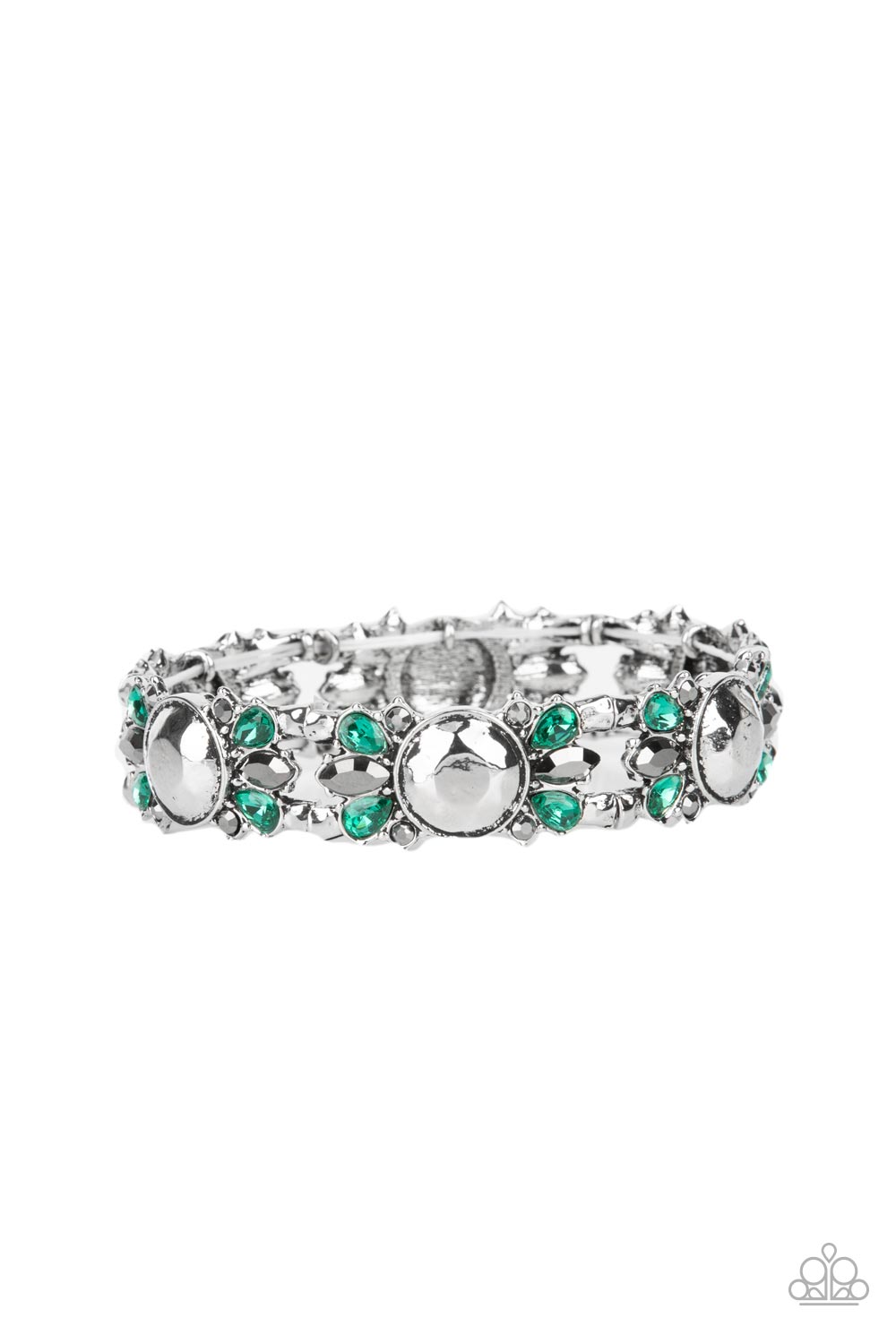 Paparazzi Definitively Diva - Green Bracelet - Pusher P
