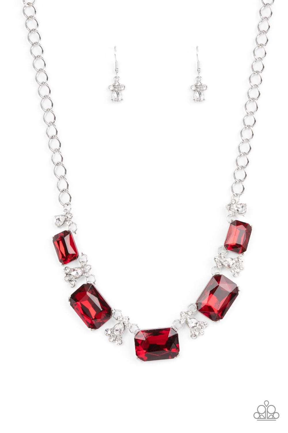 Paparazzi Flawlessly Famous - Red Necklace - Pusher P