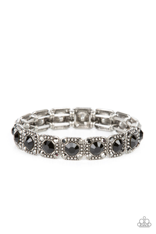 Paparazzi Cache Commodity - Black Bracelet - Pusher P