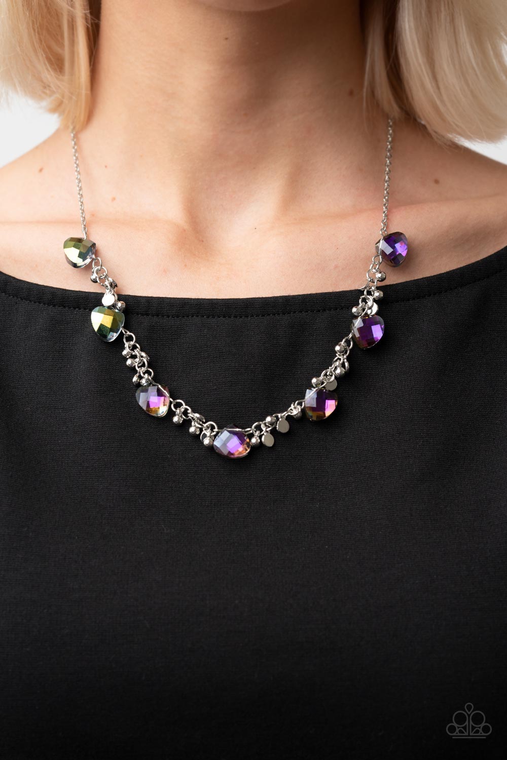 Paparazzi Sassy Super Nova - Multi Necklace - Pusher P